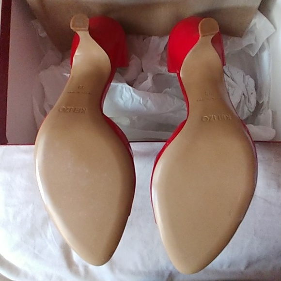 Kenzo patent red kitten heels - Picture 3 of 5